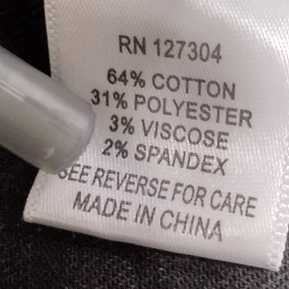 John Mark Fringe Hem Boyfriend Jeans Womens 16W Black Boho Retro 90s Y2K Casual - Picture 8 of 8